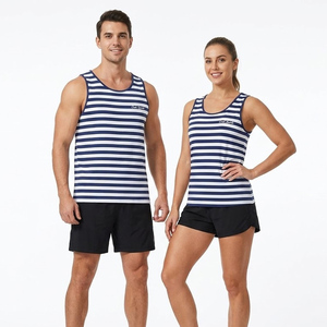 Camiseta Deportiva Sublimada Premium con Rayas, Poliéster y Spandex, Transpirable, Proveedor de Ropa Deportiva - Product Image 1