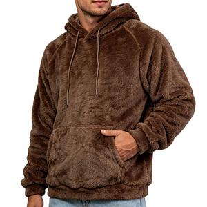 Sudadera con Capucha de Forro Polar Sherpa Cálida para Hombre y Mujer, Suave y Afelpada, para Invierno, con Bolsillo, Logotipo Personalizado, Ecológica, Venta al por Mayor - Product Image 5