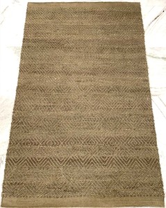 AISHA FABS Handmade Modern Green 100% Jute Dhurrie <b>Rug</b> Non-Slip Reversible Lightweight Indoor Home Use <b>Flat</b> <b>Woven</b> Kitchen Office - Product Image 5
