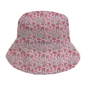 Vente d'usine – Nouveaux chapeaux bob matelassés personnalisés à imprimé intégral, avec logo sur mesure, pour hommes et femmes, haute qualité - Product Image 3