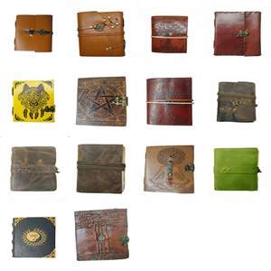 Diario de Cuero Marrón Vintage Hecho a Mano con Cerradura, Cuaderno de Viaje Estilo Antiguo, Libro de Escritura Rústico, Regalo con Llave Metálica y Árbol de la Vida - Product Image 6