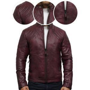 New Arrival 2026 <b>Men</b> <b>Leather</b> <b>Jacket</b> Genuine Cowhide <b>Leather</b> <b>Jacket</b> High Quality Supplier - Product Image 2