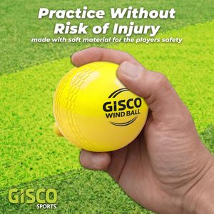 Cricket <b>Wind</b> Ball Soft Vinyl Play Ball Outdoor Sports <b>Spinner</b> in <b>Wind</b> Ball Shape Easily Picked Thrown ball - Product Image 3