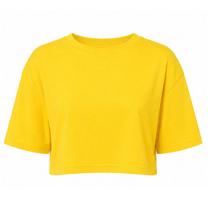 เสื้อครอปผู้หญิงเสื้อครอปผ้าฝ้ายมีสไตล์คุณภาพสูงสำหรับฤดูร้อน - Product Image 4