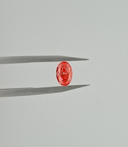 Diamante Ovalado de Color Rojo Rosado Intenso de 1ct 2ct 3ct, Certificado IGI, Cultivado en Laboratorio, CVD HPHT, Claridad VS1, Diamante Suelto para Joyería - Product Image 1