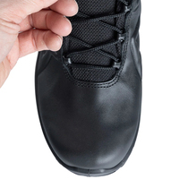 Bottes tactiques personnalisées en cuir de vache noir, norme EN 20347, antistatiques, antidérapantes, imperméables et respirantes