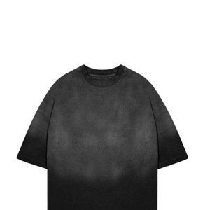 เสื้อยืดทรงบ็อกซี่ฟิต วินเทจ ล้างสีแบบแอซิดวอช ผ้าฝ้าย 100% สีซีดแบบซันเฟด ทรงครอป แห้งเร็ว น้ำหนัก 280gsm ผ้าหนา ทรงโอเวอร์ไซส์ ยูนิเซ็กส์ สำหรับผู้ชาย - Product Image 5