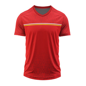 Maillot de football personnalisé à imprimé géométrique de qualité supérieure en polyester pour entraînement et matchs de ligue, disponible à la vente - Product Image 4