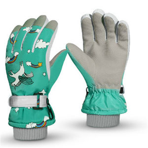 Guantes de Esquí Personalizados OEM Hechos con Cuero y Poliéster de Alta Calidad, Oferta en Guantes de Snowboard Personalizables OEM - Product Image 6