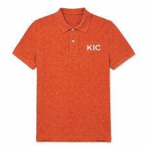 เสื้อโปโลชายคุณภาพสูง ผ้าฝ้าย 100% สีพื้น สวมใส่สบาย ระบายอากาศได้ดี น้ำหนักเบา เหมาะสำหรับฤดูร้อน แบบติดกระดุมที่คอ - Product Image 3