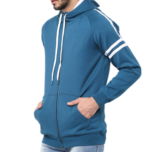 Custom Hoodie Zipper Streetwear <b>Fleece</b> <b>Grey</b> <b>Men</b> Professional Gym Training Casual Apparel New Colorblock Style Wear - Product Image 3