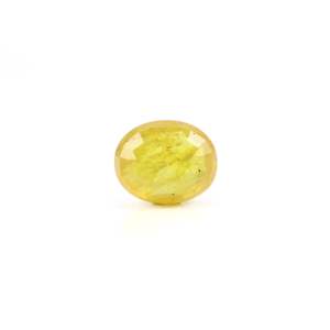 Zafiro Amarillo Premium de 7.2 Quilates, Corte Ovalado, para Joyería Fina - Product Image 2