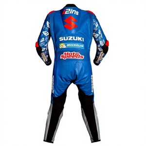 Traje de Carreras Zuzuki MotoCP, 1.3mm, Cuero Vacuno y de Canguro, Mono para Motocicleta, Nivel de Protección CE, Blindado - Product Image 2