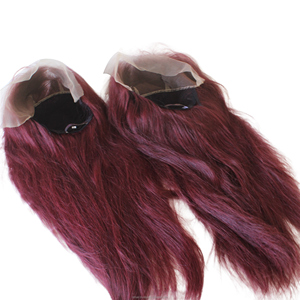 วิกผมหน้าผากแบบลูกไม้ ทนความร้อนสูง ผมแท้ ความหนาแน่น 250% วิกผมแท้สำหรับผู้หญิง สี HD - Product Image 2