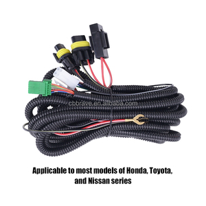 H11 רכב ערפל אור לרתום LED מחוון לרתום חיווט שקע מתג ערכת 12V/40A ממסר עבור טויוטה הונדה LED אור לרתום - Product Image 4