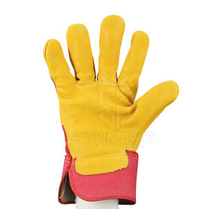 Gants de travail en cuir personnalisés avec votre propre logo, matériau durable, gants de travail pour hommes sur mesure - Product Image 4