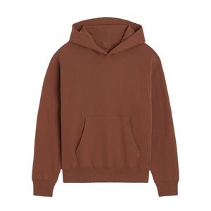 2025 unisexe hiver léger polaire hommes à capuche pull toutes saisons avec ourlet côtelé et poignets, coupe ample à capuche courte pour hommes - Product Image 1