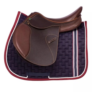 Coussinets de selle anglais tout usage pour chevaux, coussins de selle équestres multicolores pour chevaux - Product Image 1