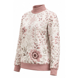 Nouvelle Arrivée Sweat-shirt Femme Col Montant Coupe Oversize Tendance Hiver Streetwear Premium - Product Image 3
