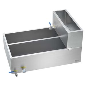 หม้อต้มน้ำเชื่อมเมเปิ้ลขนาด 35 แกลลอน พร้อมถาดระเหยแบบแบน 509 ถ้วยขนาด 8.8 ออนซ์  พร้อมเทอร์โมมิเตอร์ วาล์ว 2 ตัว และระบบควบคุมความร้อน 3 ระดับ - Product Image 1