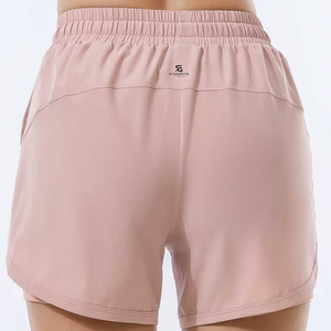 Shorts pour femmes, vêtements de sport d'été, taille haute, en coton respirant, décontractés, avec ceinture élastique ajustable, streetwear, meilleures ventes 2026 - Product Image 2