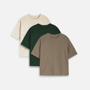 เสื้อยืดเรียบง่ายขายส่งจำนวนมาก เสื้อคอกลมผ้าฝ้าย - Product Image 5