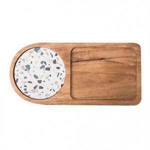 Elegant Printed Wooden Breakfast Coffee Serving Tray <b>for</b> Home Decor Durable <b>Kitchen</b> Tray with <b>Table</b> Decoration & Accessories - Product Image 2