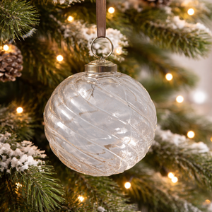 Luxury Blue Christmas Tree <b>Hanging</b> Glass <b>Star</b> Bauble Ornament | Shatterproof Holiday Decoration for Home | Party Xmas Gift Decor - Product Image 3