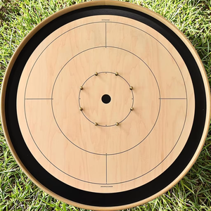 Eco-Friendly Modern Wooden Crokinole Game Board Handmade <b>Tabletop</b> for Wedding & Birthday | Factory Bulk Supply - Product Image 2