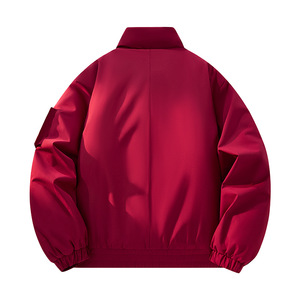 เสื้อแจ็คเก็ตบอมเบอร์สีพื้นเรียบหรู ออกแบบมาเพื่อการแต่งกายลำลองและสไตล์ทันสมัย - Product Image 2