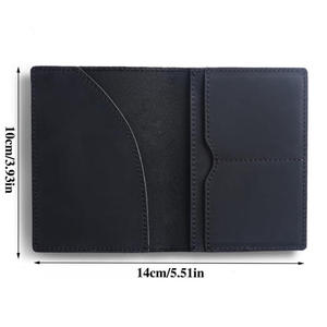 Colorful PU Leather Travel Passport <b>Holder</b> Cover Wallet with Card Slot <b>Ticket</b> <b>Holder</b> for Women and Men - Product Image 5