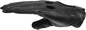 Gants de conduite en cuir marron respirants à doigts complets, perforés, séchage rapide, avec sangle de poignet réglable, unisexe, pour la course et les trajets quotidiens - Product Image 6