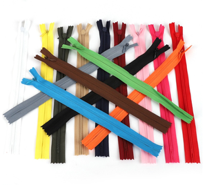 Wholesale Cheap Price All Colors <b>Zippers</b> Custom Nylon <b>Zippers</b> for Clothes Accessories - Product Image 4
