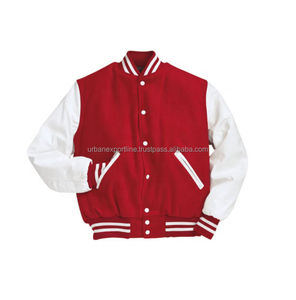 New Varsity College Letterman Jacket Personalizar logo Bordado Body Sleeves High School Varsity Jacket - Product Image 2