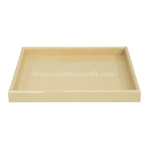 Hot Modern Minimalist Rectangular Lacquer Serving Tray Bestseller Food Tray for Home Hospitality Wholesale Gift Sets - Product Image 4