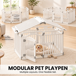 House-Style Modular <strong>Pet</strong> Playpen - Product Image 1