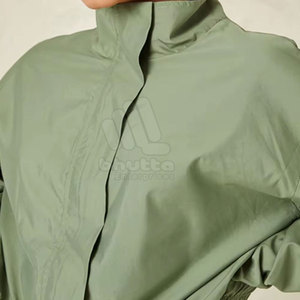 High Quality Solid <b>Women</b> <b>Windbreaker</b> Set Casual 2-Piece Breathable Eco-Friendly Polyester/Nylon Reasonable Price - Product Image 6