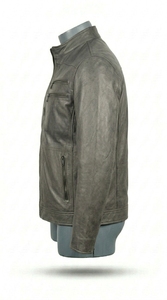 Modern Leather Look <b>Jacket</b> Comfortable Daily Wear Outerwear <b>Jacket</b> Wholesale - Product Image 2