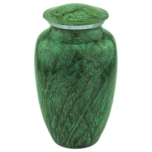 Urne funéraire Green Harbor, finition blanche, métal, 200 pouces cubes, style américain, urne commémorative - Product Image 4