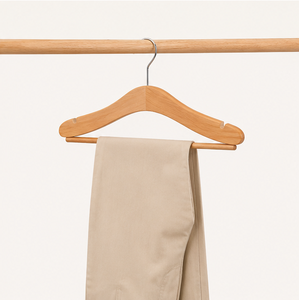 Premium Custom Logo Wooden Kids <b>Hangers</b> <b>Space</b>-<b>Saving</b> Small Size Solid Wood <b>Hangers</b> Clothes <b>Hanger</b> for Clothing Stores and Home - Product Image 4