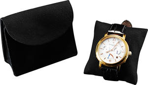 กระเป๋าใส่นาฬิกาทรงสี่เหลี่ยมผืนผ้าหนังกลับญี่ปุ่นพิมพ์ลายพร้อมดีไซน์พับได้เพื่อการจัดเก็บที่ปลอดภัย 96x88x47 มม. - Product Image 4