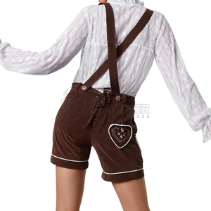 Ensemble de Lederhosen bavarois pour femmes, tenue culturelle classique pour le festival de la bière d'Oktoberfest - Product Image 6