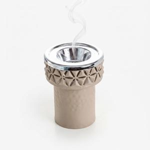 Brûleur d'encens Bakhoor en laiton argenté et crème, modèle ajouré, support de charbon en métal, bol pour mariages et cadeaux de l'Aïd – Meilleure vente - Product Image 1