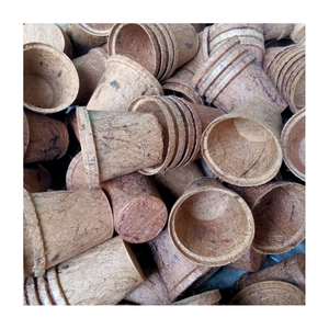 Vigifarm Iris <b>Biodegradable</b> Coconut Coir Durable Eco-Friendly Farmhouse Vintage Flower <b>Pots</b> for Garden & Nursery Planters - Product Image 1