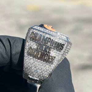 Luxury Custom Photo Moissanite <b>Ring</b> Iced Out Portrait <b>Ring</b> Hip Hop <b>Statement</b> <b>Ring</b> <b>Silver</b> Tone Personalized Jewelry - Product Image 5