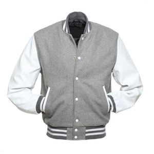 Veste universitaire décontractée à manches longues pour homme VIBE SEWN, 100 % laine/cuir, tendance hiver, style baseball, vente chaude, faible MOQ - Product Image 1