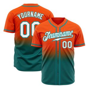 Nouveau maillot de baseball de haute qualité, vente flash, uniformes de softball pour hommes adultes avec fermeture à boutons et sublimation - Product Image 4