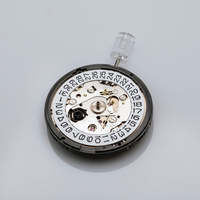 Montre originale Tmi Sii Nh35 Nh36 9015 8215 Seiko Japon en acier inoxydable argenté avec tige d'origine