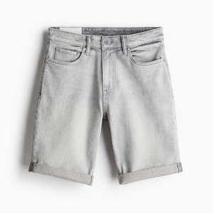 Shorts en jean déchirés pour femmes, taille mi-haute, 100 % coton, séchage rapide, respirant, avec logo personnalisé – Vente en gros - Product Image 1