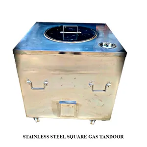 Batterie de cuisine d'extérieur tandoor carrée très vendue Four avec cuivre Tandoor disponible au prix d'usine